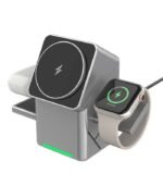 All-in-One Magnetic Wireless Charger I Magnetic Auto-Rotate Charging Stand - Image 7